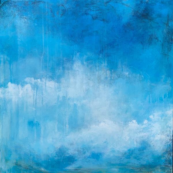SUMMER SQUALL - 
Mixed Media on Canvas
24"x24" 
