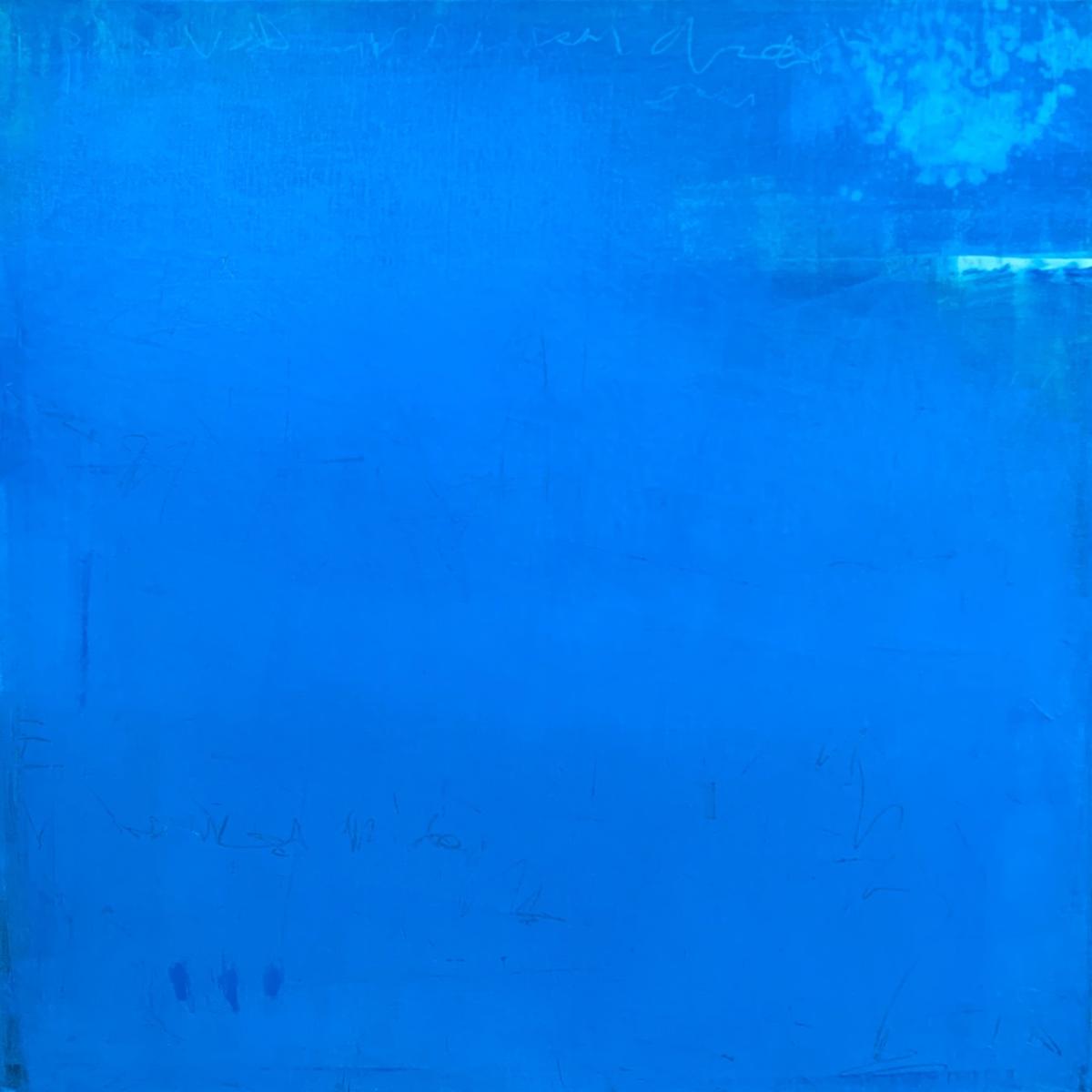 DRIFTING - 
Acrylic, Oil, Cold Wax -
24"x24" on Canvas