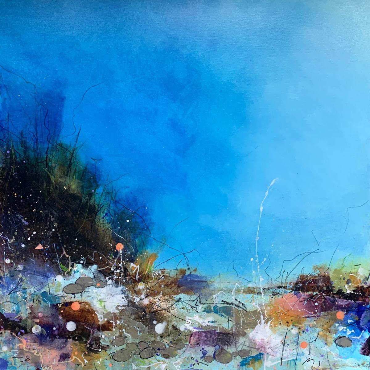 IN THE SHALLOWS - 
Acrylic - 
30"x30" on Canvas