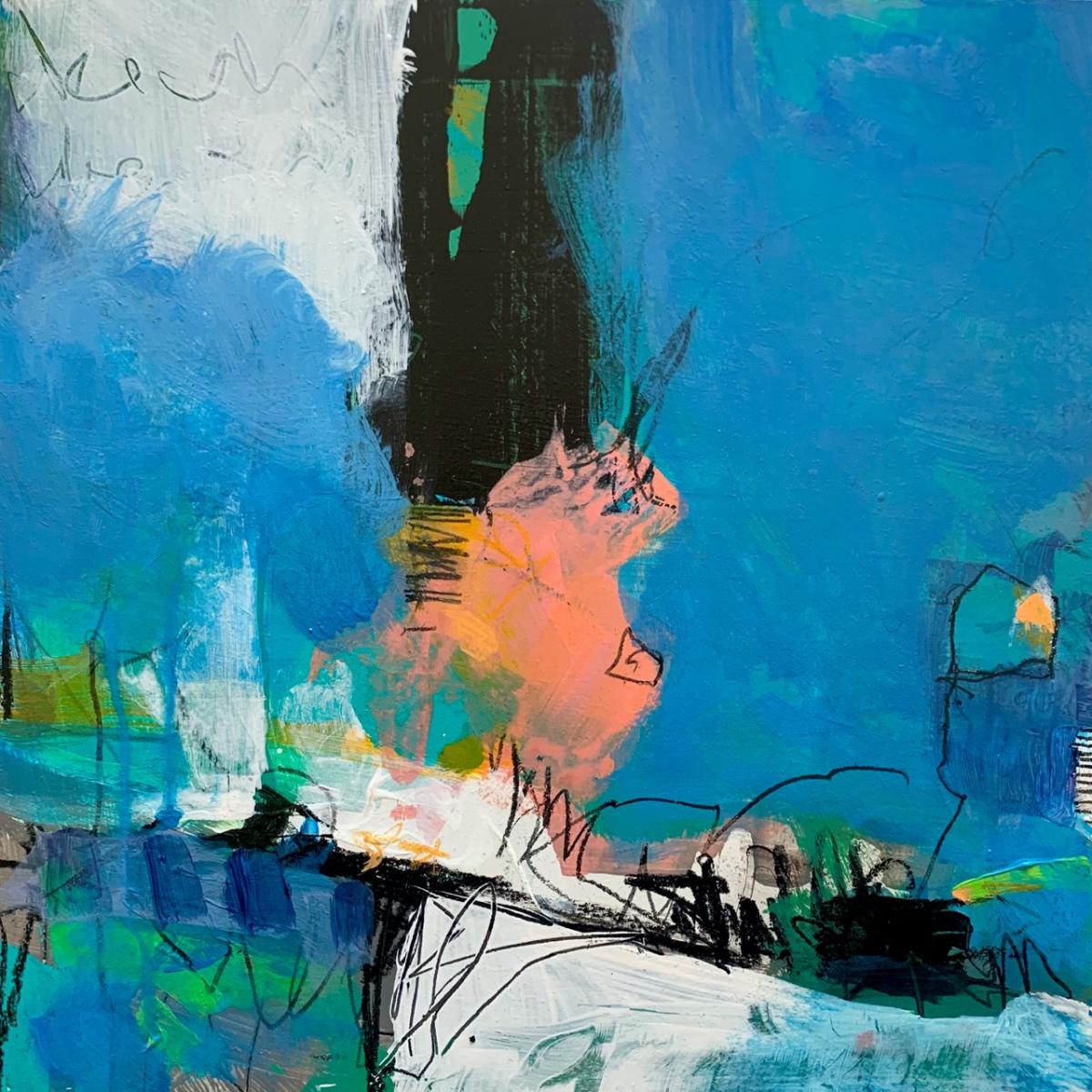 LANGOMARE -
Acrylic and Graphite - 
12"x12" on Panel