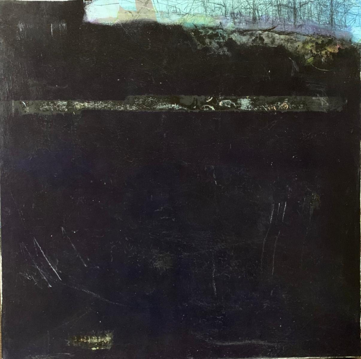 LAST NIGHT I DREAMT I'D FORGOTTEN MY NAME - 
Acrylic and Graphite - 
30"x30"