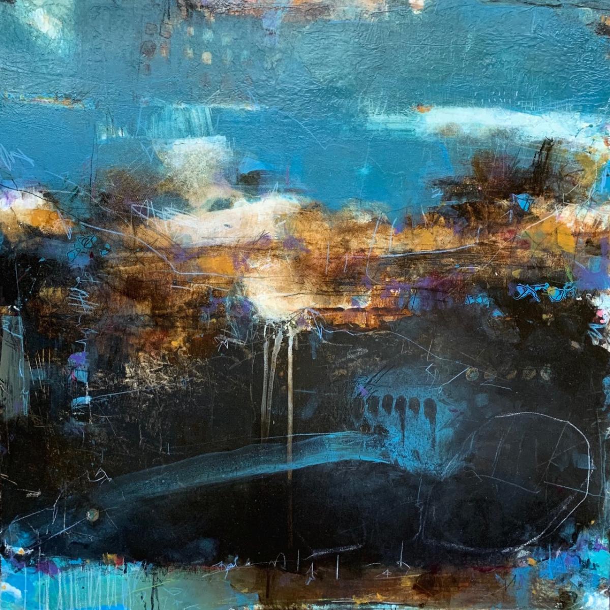 ABANDONED BEACH - 
Acrylic/Mixed Media - 
24"x24" on Canvas