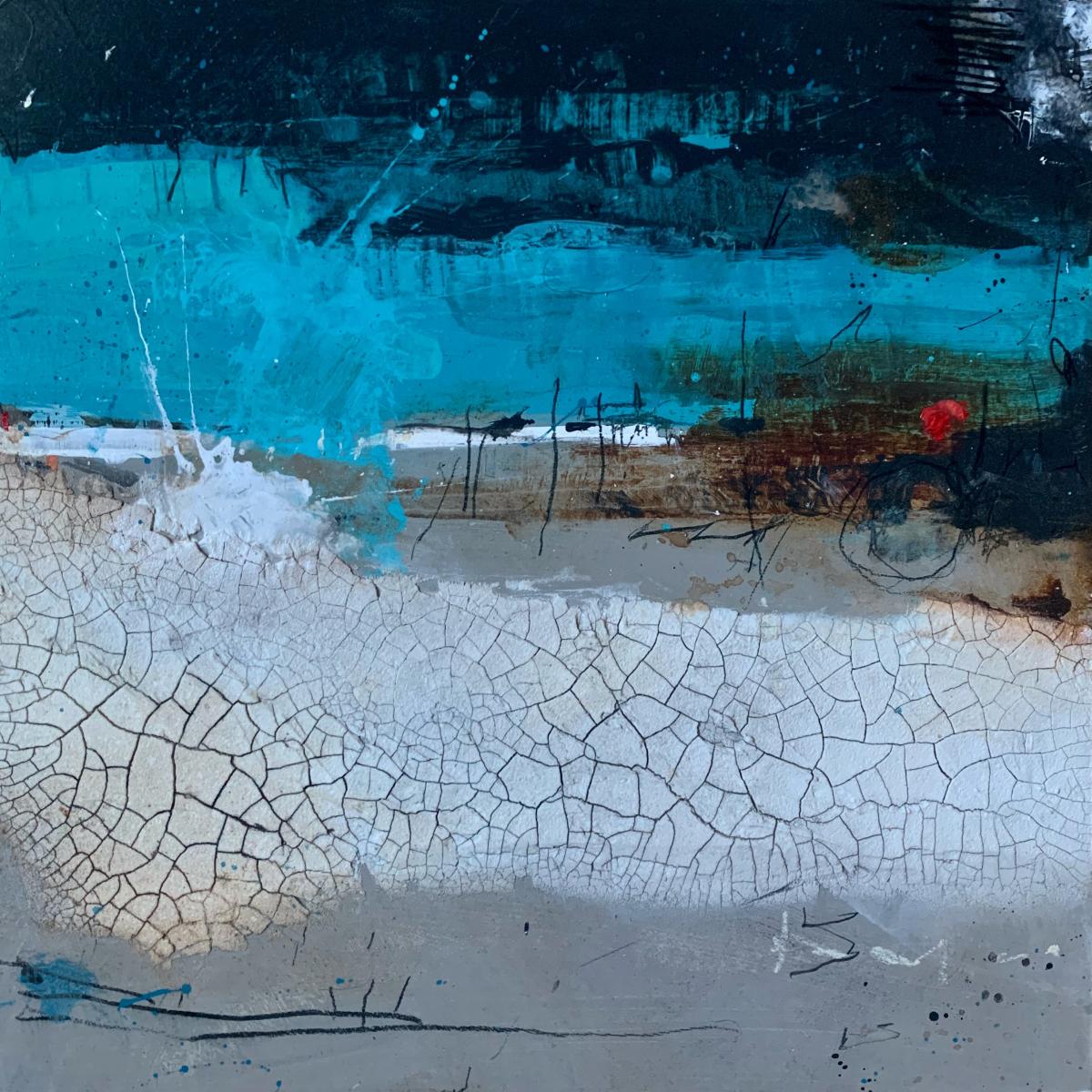 COQUINA TIDE -
Acrylic and Mixed Media - 
12"x12" on Panel