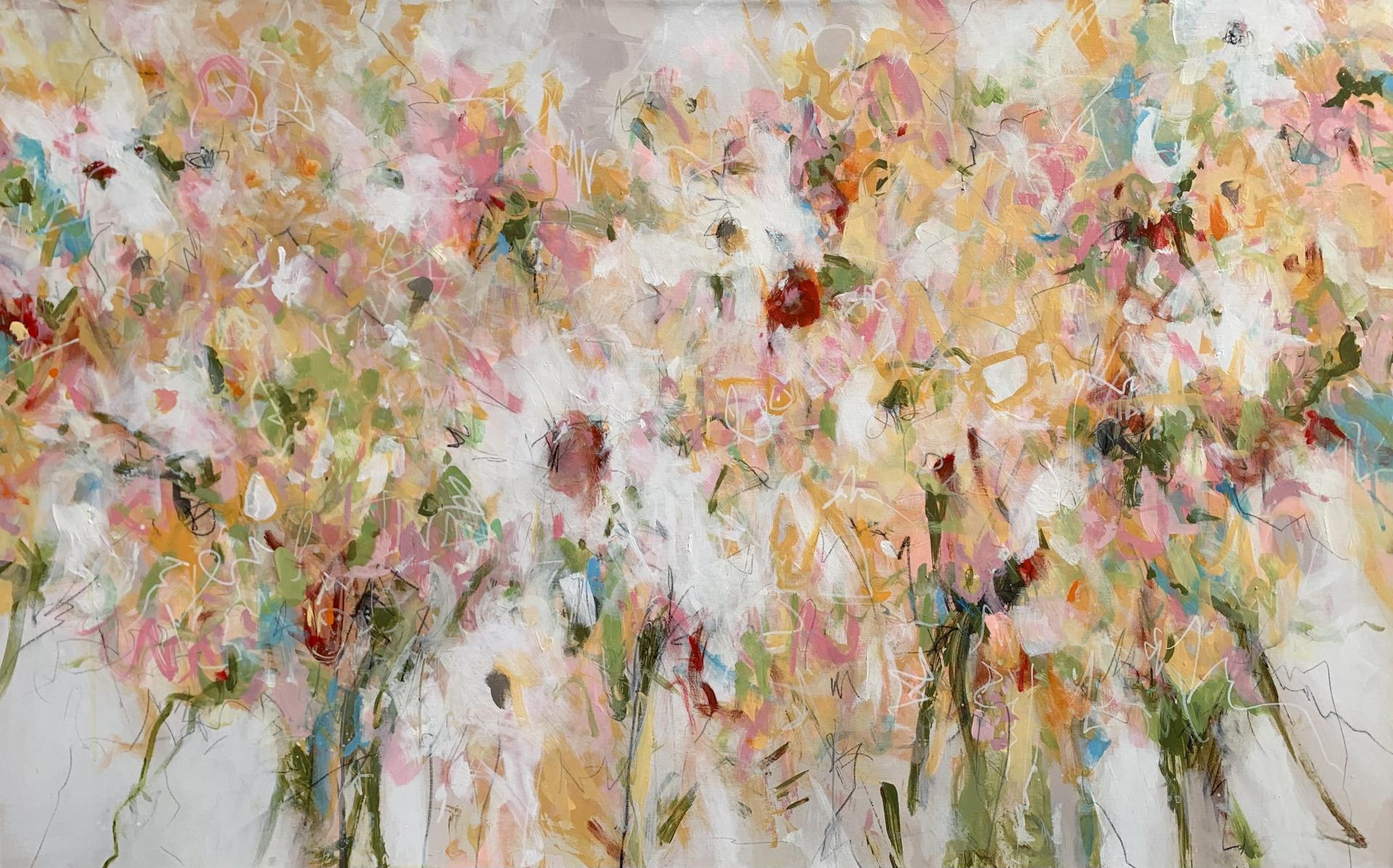 FRENCH KISS -
Acrylic and Graphite - 
30"x48" on Canvas