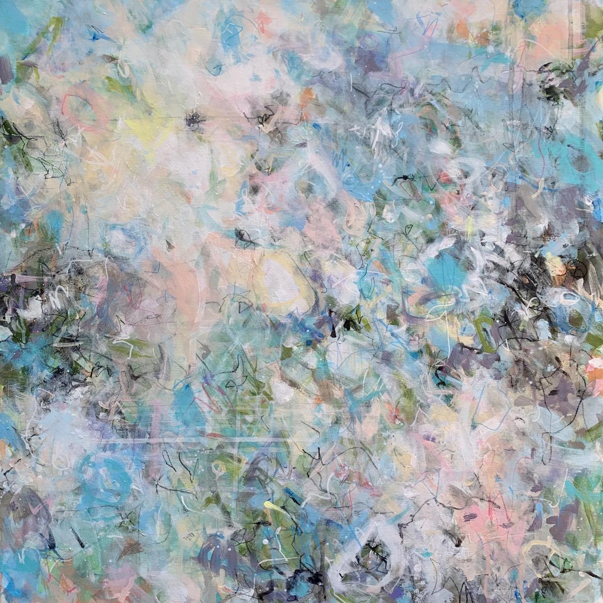 THE SCENT OF BUTTERFLIES -
Acrylic and Graphite - 
24"x24"