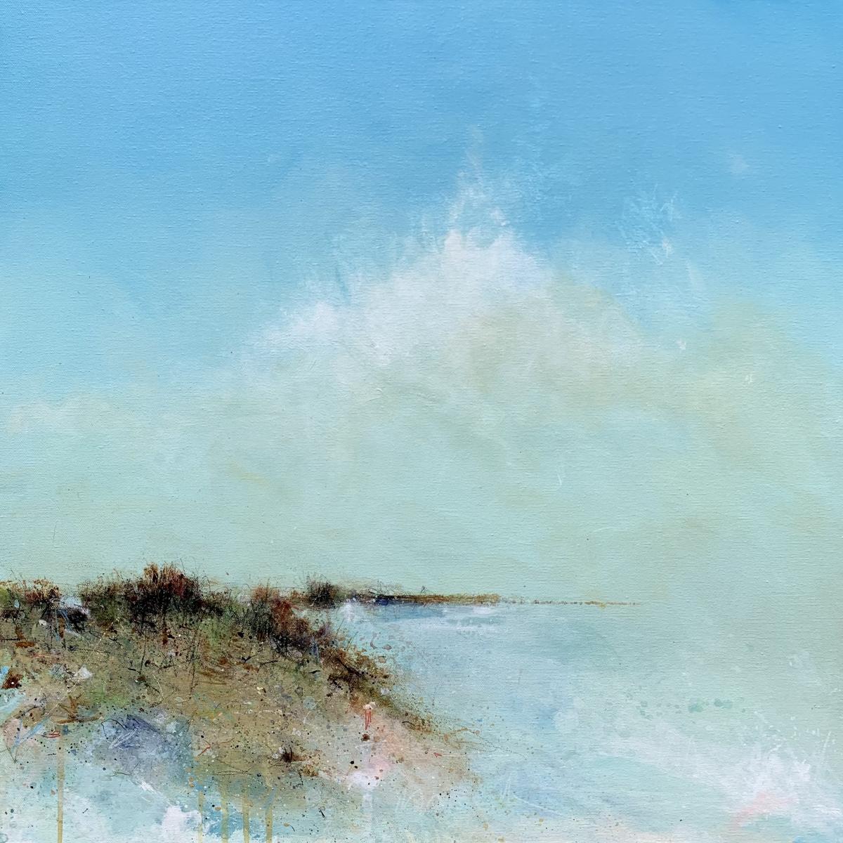 THE SMELL OF SALT AIR -
Acrylic and Graphite - 
24x24 on Canvas