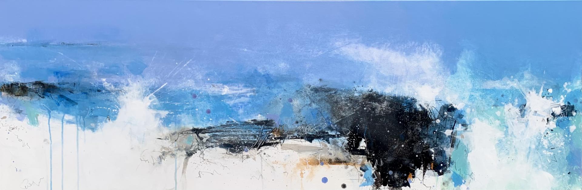 LOST IN THE SURF - 
Acrylic -
20x60 on Canvas