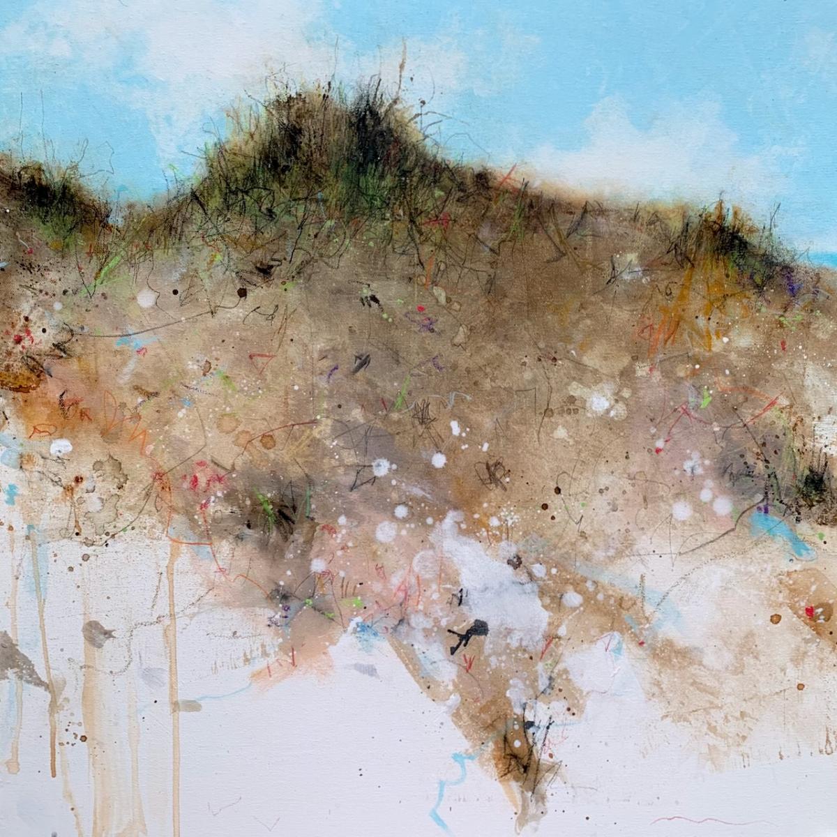 STAY SALTY - 
Acrylic, Oil and Graphite - 
24x24 on Canvas