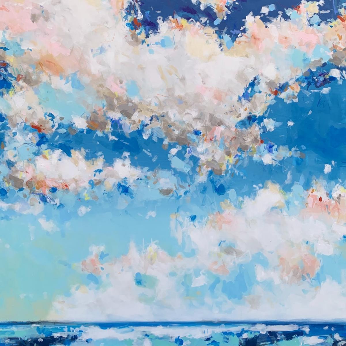 SWEET TEA AFTERNOON - 
Acrylic, Oil and Graphite - 
36x36