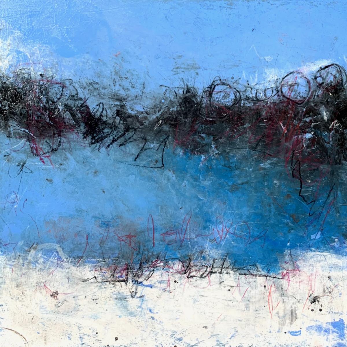 FACING THE WIND - 
Acrylic, Oil and Graphite -
10x10