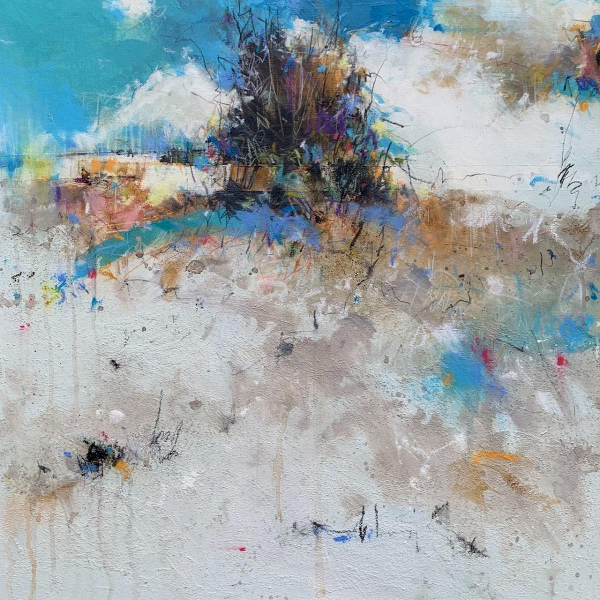 93 DAYS - 
Acrylic, Oil and Graphite - 
24x24