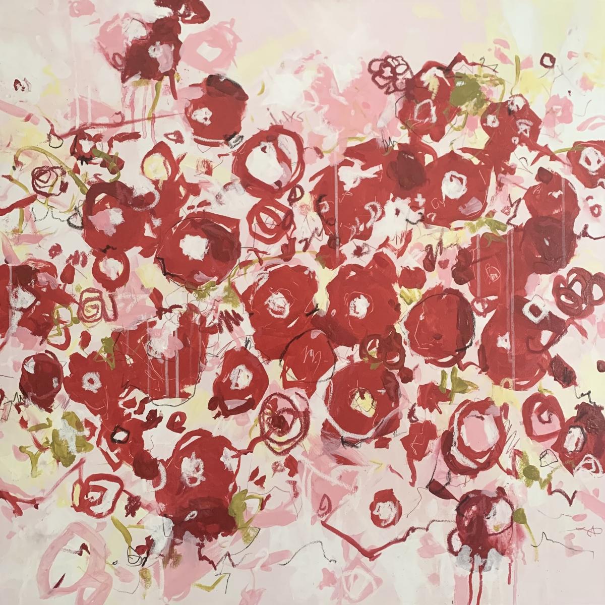 HER MAJESTY - 
Acrylic, Oil and Graphite -
36x36